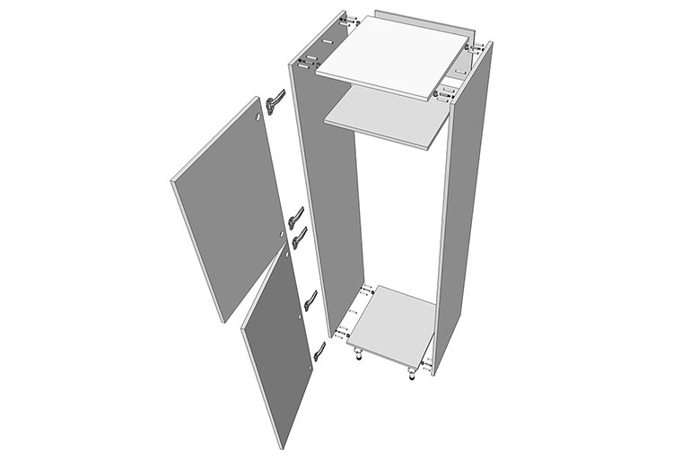 Flatpack tall unite